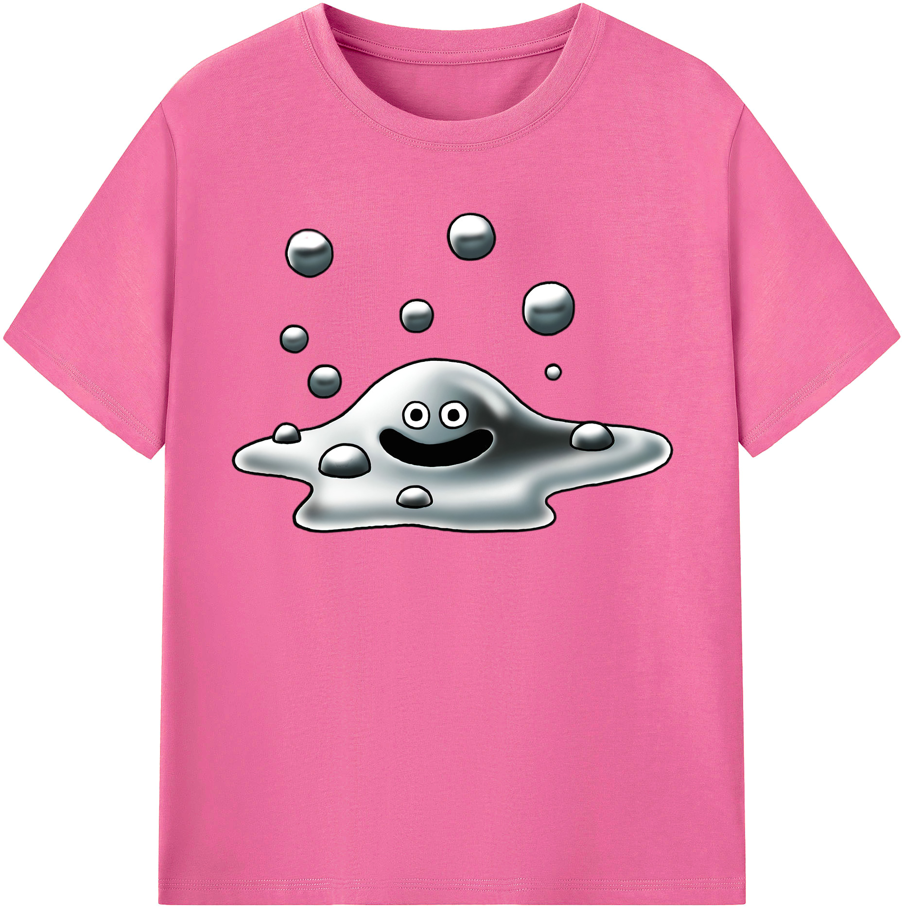 （画像用） ドラゴンクエスト Doragon Kuesuto Dragon Quest レディースカジュアルプリントTシャツ（綿100％）